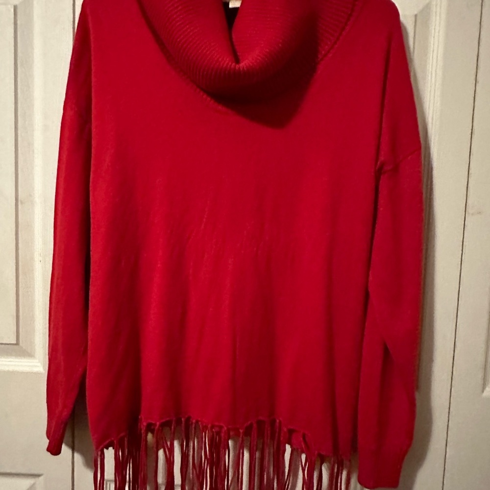 Michael MichaelKors Red Turtle neck sweater Size M - Picture 5 of 16
